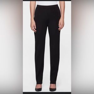 MISOOK Black Acrylic Knit Pants Casual Capsule Wardrobe.  Sz XS Petite.   EUC!